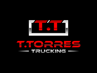 T.Torres Trucking logo design by done