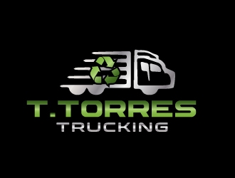 T.Torres Trucking logo design by yaya2a