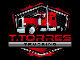 T.Torres Trucking logo design by imagine