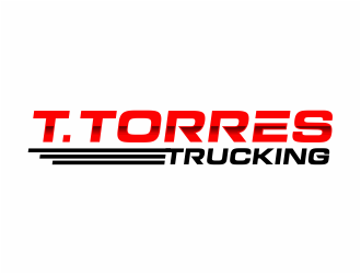 T.Torres Trucking logo design by mutafailan
