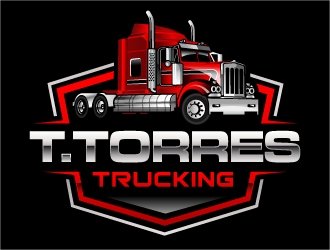 T.Torres Trucking logo design by ORPiXELSTUDIOS