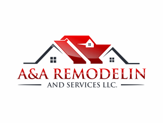 A&A Remodeling and services LLC logo design by ammad