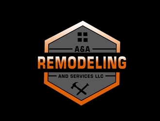 A&A Remodeling and services LLC logo design by bougalla005