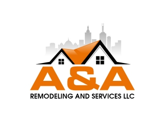 A&A Remodeling and services LLC logo design by ElonStark