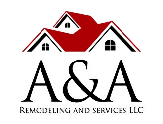 A&A Remodeling and services LLC logo design by jetzu