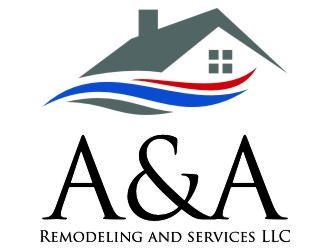 A&A Remodeling and services LLC logo design by jetzu