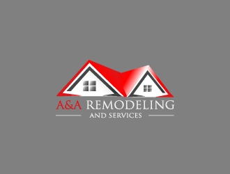 A&A Remodeling and services LLC logo design by samuraiXcreations