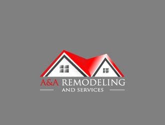A&A Remodeling and services LLC logo design by samuraiXcreations