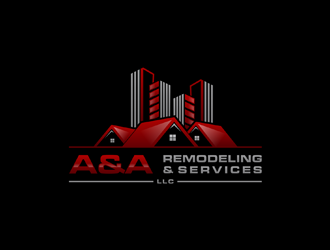 A&A Remodeling and services LLC logo design by ndaru