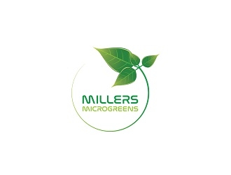 Millers Microgreens logo design by MoghaneKreatif14