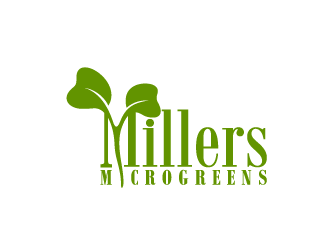 Millers Microgreens logo design by betapramudya