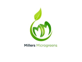 Millers Microgreens logo design by jhon01