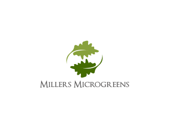 Millers Microgreens logo design by Greenlight