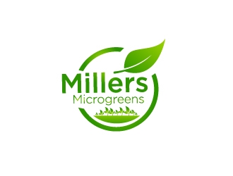 Millers Microgreens logo design by jhon01