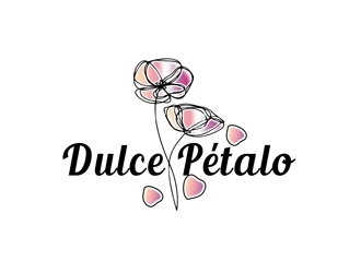 Dulce Pétalo logo design by bougalla005