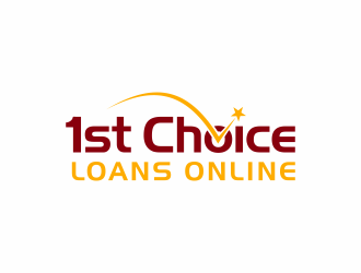 1st Choice Online Loans logo design by santrie