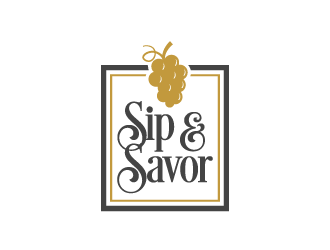 We Know Vino or Sip and Savor logo design by dchris