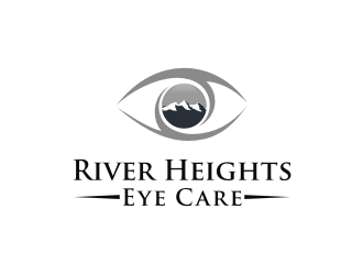 River Heights Eye Care logo design by mbamboex