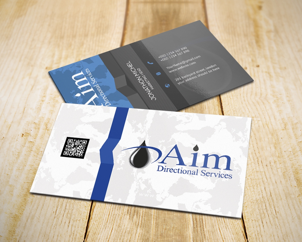 AIM DIRECTIONAL SERVICES  logo design by MastersDesigns