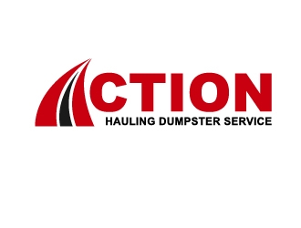 ACTION HAULING DUMPSTER SERVICE logo design by Marianne