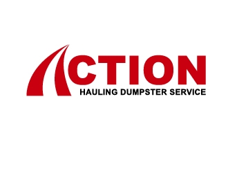ACTION HAULING DUMPSTER SERVICE logo design by Marianne