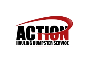 ACTION HAULING DUMPSTER SERVICE logo design by art-design