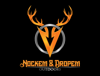 Nockem & Dropem Outdoors logo design by fastsev