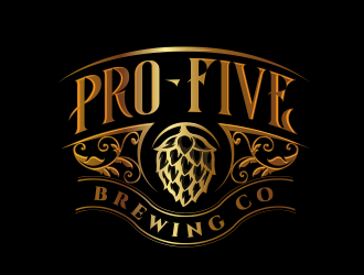 Pro Five Brewing Company logo design by schiena