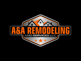 A&A Remodeling and services LLC logo design by pakNton