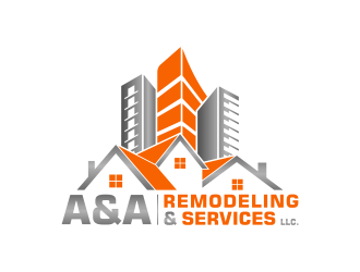 A&A Remodeling and services LLC logo design by pakNton