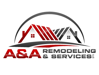 A&A Remodeling and services LLC logo design by akilis13