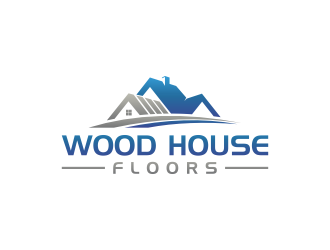Wood House Floors logo design by RIANW