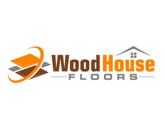 Wood House Floors logo design by ElonStark