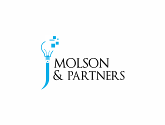 J. Molson & Partners logo design by giphone