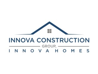 Innova Construction Group, Innova Homes logo design by EkoBooM