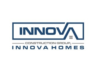 Innova Construction Group, Innova Homes logo design by EkoBooM