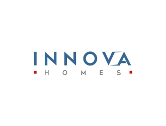 Innova Construction Group, Innova Homes logo design by mjafly