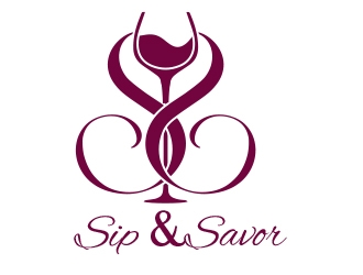 We Know Vino or Sip and Savor logo design by avatar