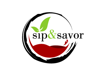 We Know Vino or Sip and Savor logo design by torresace