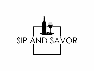We Know Vino or Sip and Savor logo design by giphone