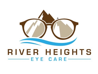 River Heights Eye Care logo design by frontrunner
