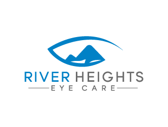 River Heights Eye Care logo design by bluespix