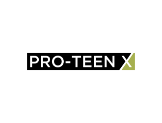 PRO-TEEN X logo design by oke2angconcept