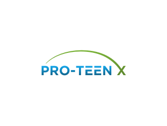 PRO-TEEN X logo design by elleen