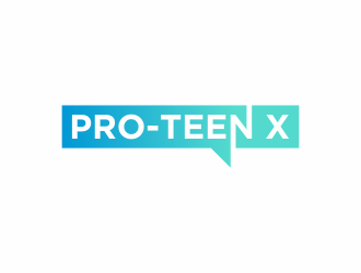 PRO-TEEN X logo design by haidar
