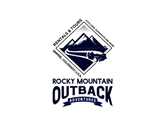 Rocky Mountain Outback Adventures logo design by naldart