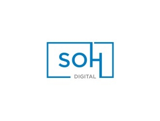 SOH Digital logo design by EkoBooM