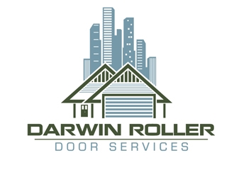 Darwin Roller Door services logo design by DreamLogoDesign