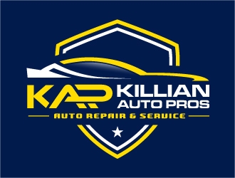 Killian Auto Pros logo design by ORPiXELSTUDIOS
