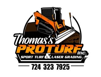 Thomas Proturf Inc. logo design by veron